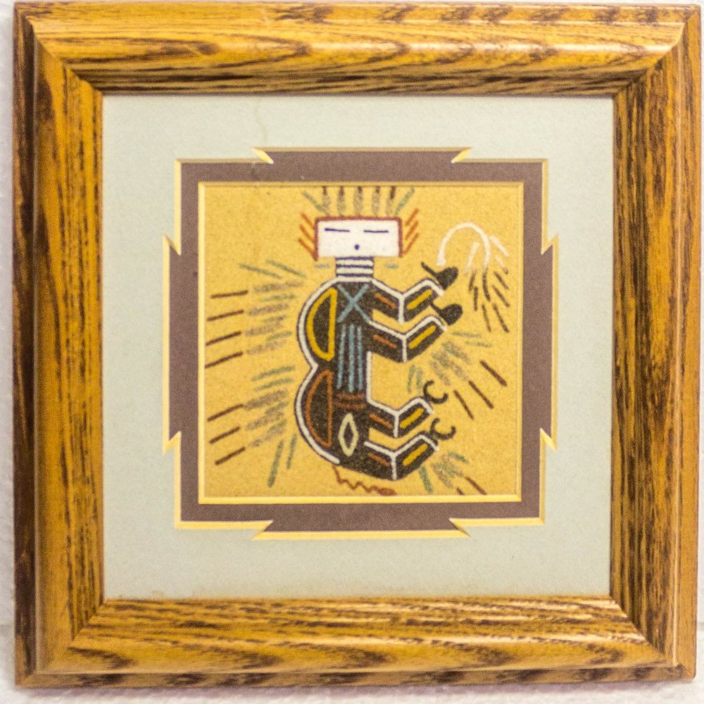 Authentic Navajo Sandpainting by Daniel Smith Jr
